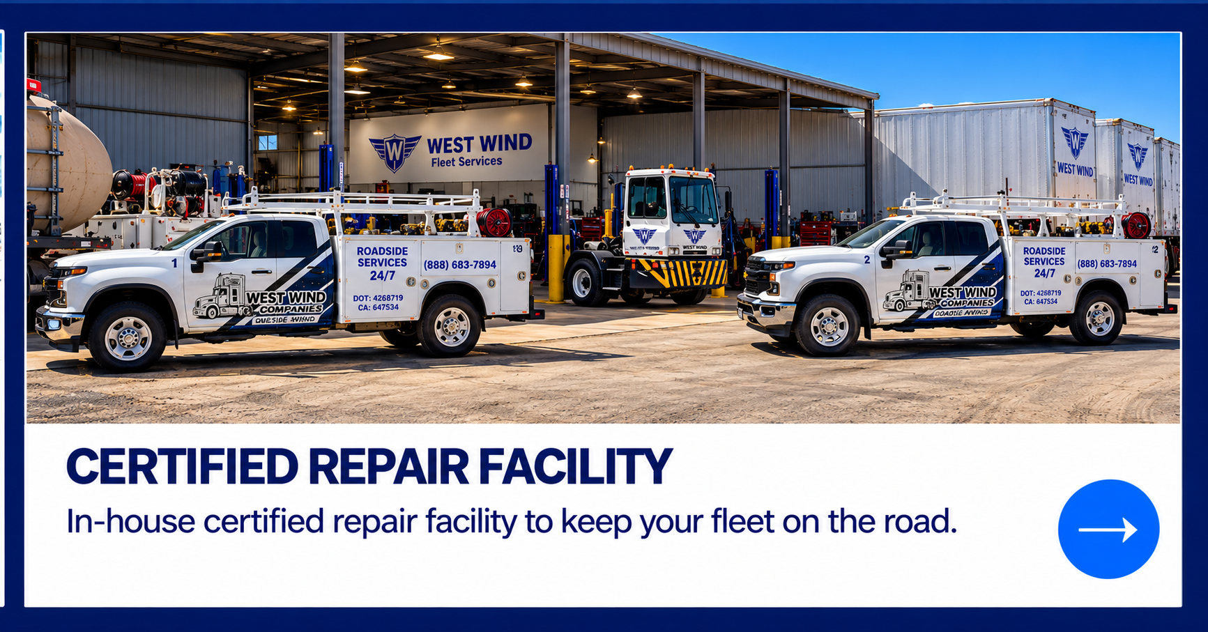 West Wind certified repair facility